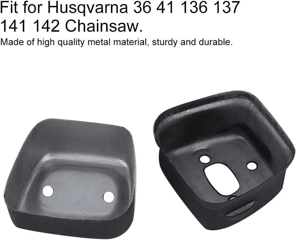 Haofy Chainsaw Exhaust Muffler Kit with Gasket Screw for 36 41 136 137 141 142 Suitable for Replacement Easy Installation Durable Metal Construction Complete Kit Included image number 6
