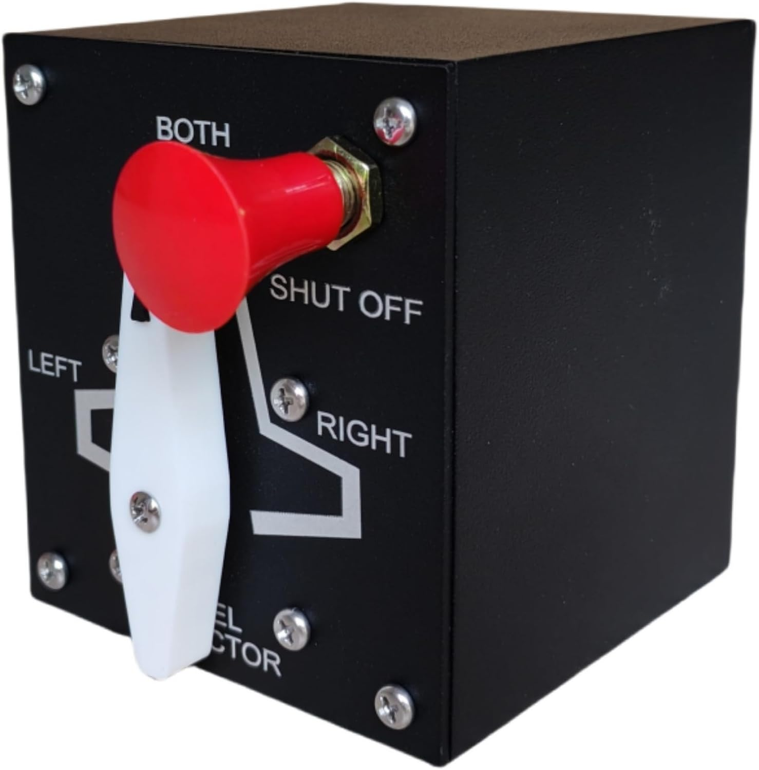 Meza-Fuel Tank Selector for Flight Simulator Game MSFS2020, X-Plane,Fsx,Prepar3D for a Home Cockpit or Standalone Use on a Desk image number 2