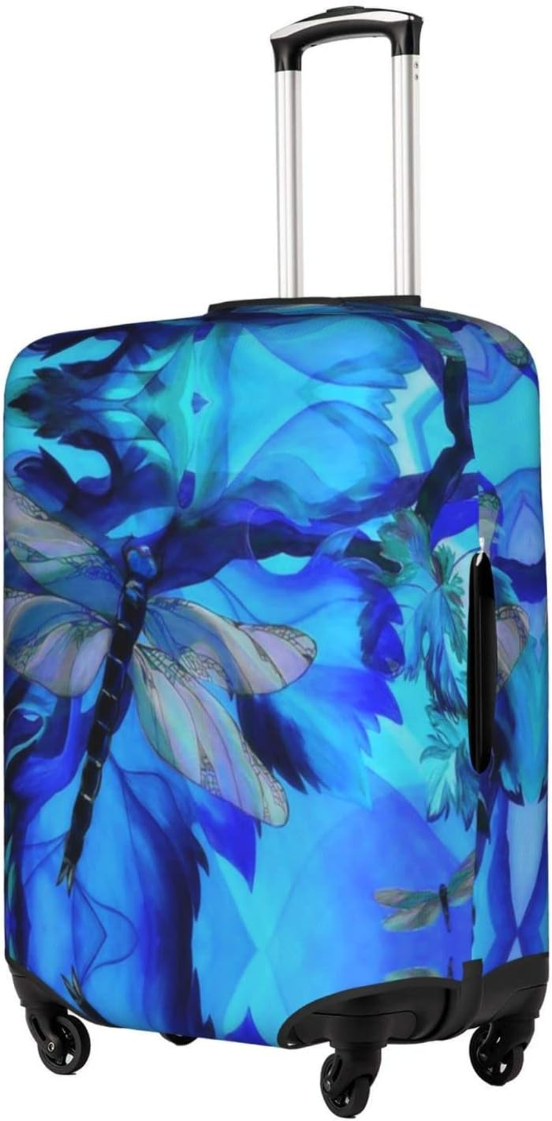 Art Dragonfly Luggage Cover Anti-Scratch Suitcase Protector Fits 18-32 Inch Luggage image number 4