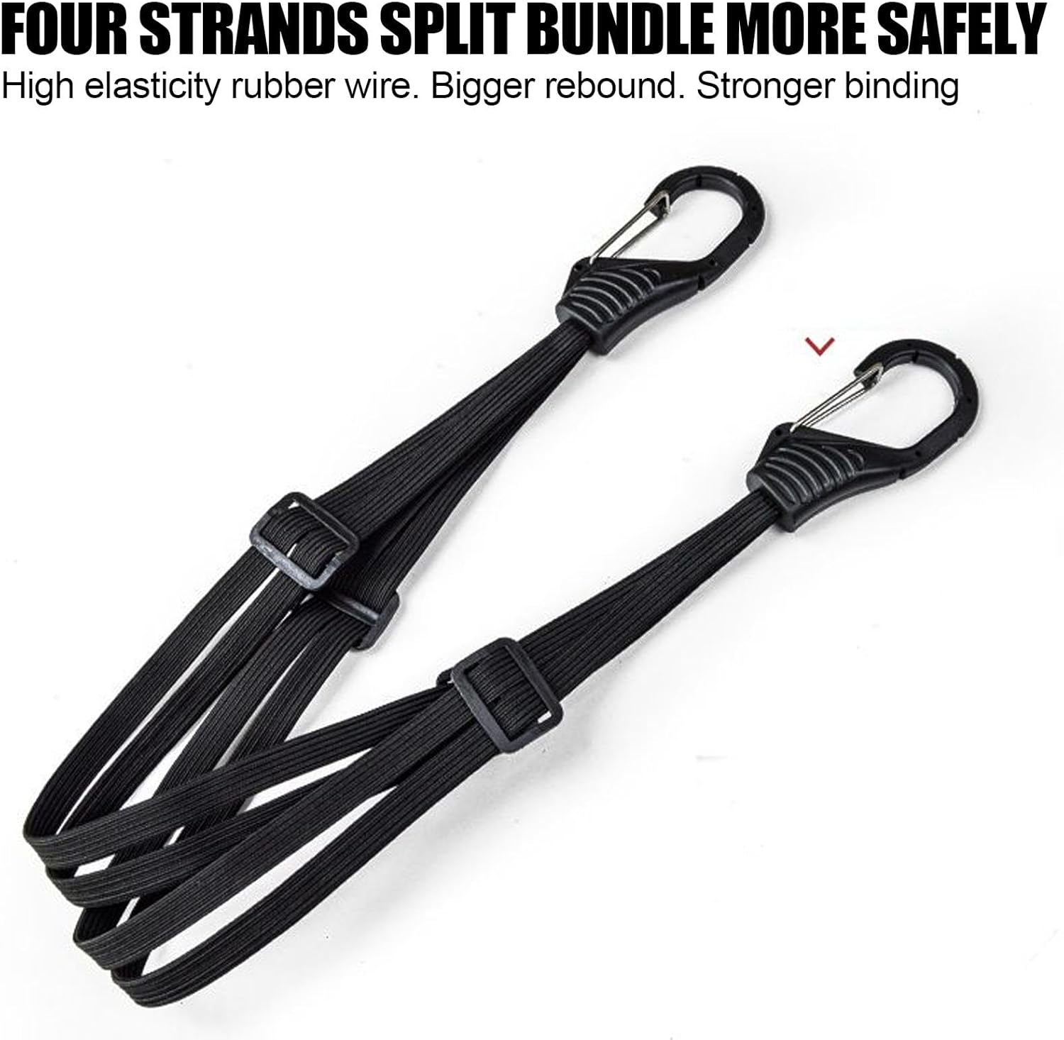 Motorcycle Luggage Cargo Straps - Motor Tie down Rope - Adjustable Motorcycle Tie down Straps for Securing ATV Kayak Moving Cargo - 90Cm image number 7