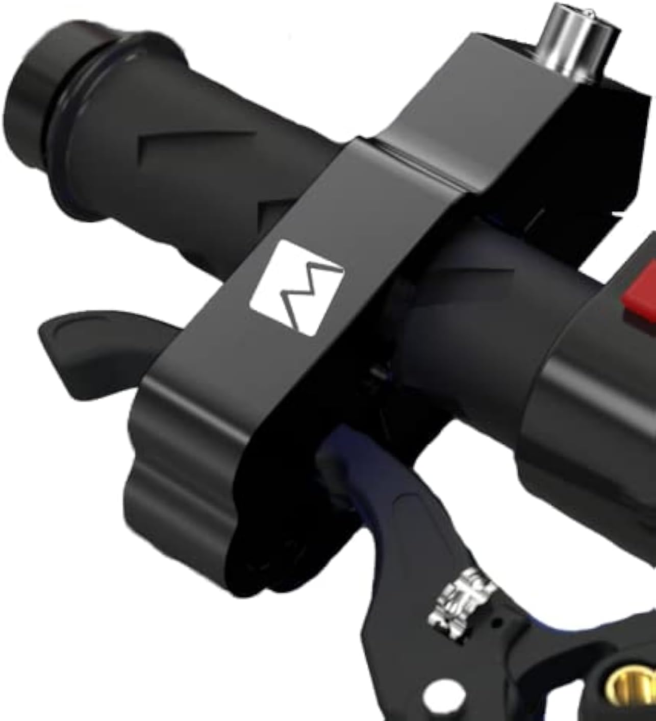 PLORIS by Monster Fairings Black Motorcycle Locks Heavy Duty anti Theft Adjustable Bike Handlebar Lock for Protection