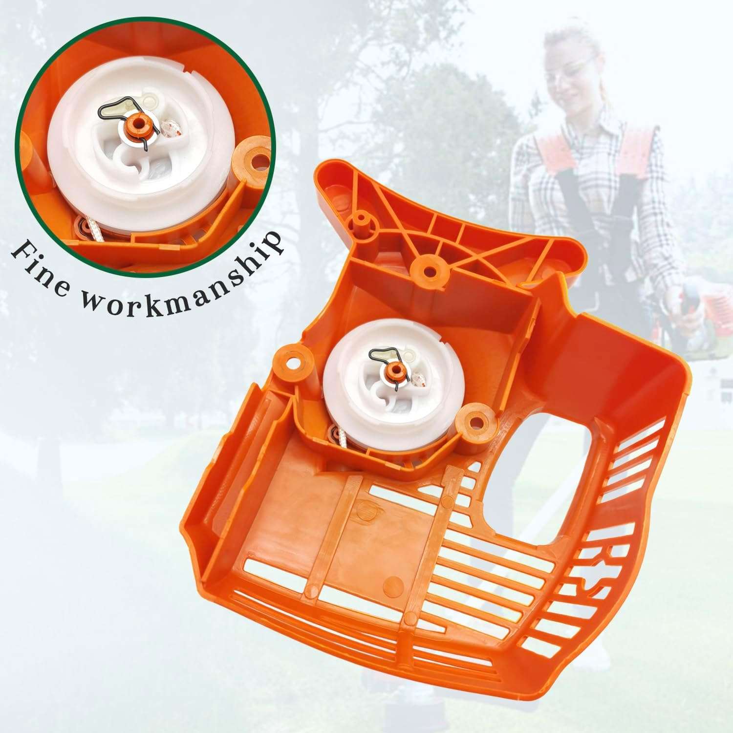 Shiosheng RECOIL PULL STARTER ASSEMBLY for Sthil FC55 FS38 FS45 FS46 FS55 FS55C FS55RC HL45 KM55 4140 SERIES Trimmer 41401904009 4140 190 4009