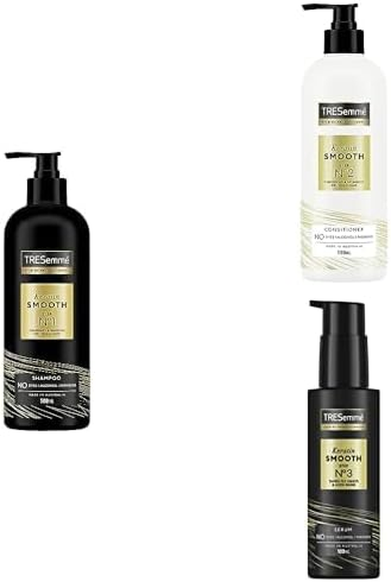 Tresemm&eacute; Keratin Smooth Bundle, Shampoo, Conditioner, & Serum with Keratin & Shea Butter, Nourishes & Smooths Dry, Frizzy Hair