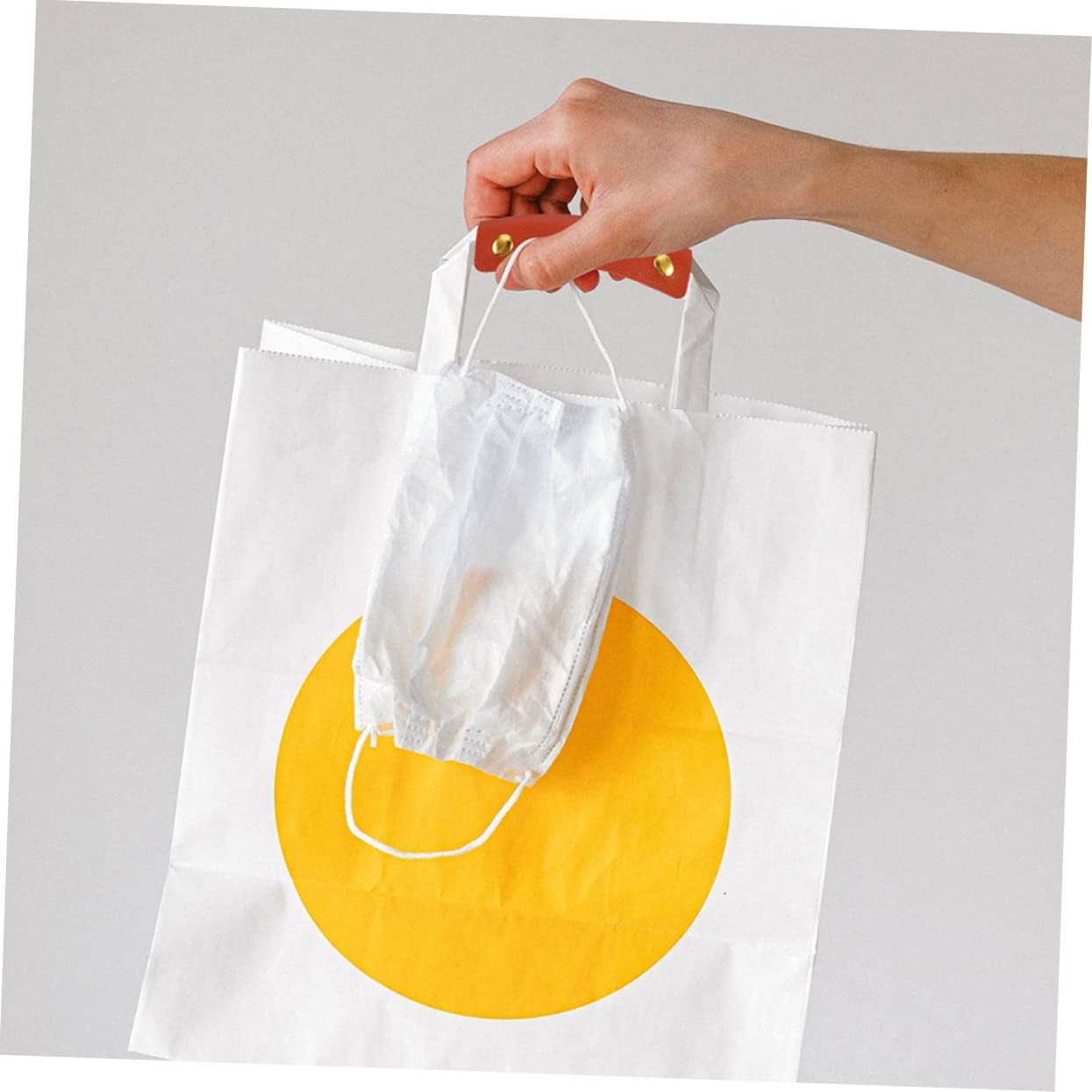 FOYTOKI 4Pcs Strangle Luggage Bag Handle Protectors Pu Leather Bag Grip Covers for Suitcase Handle Protector for Travel image number 5