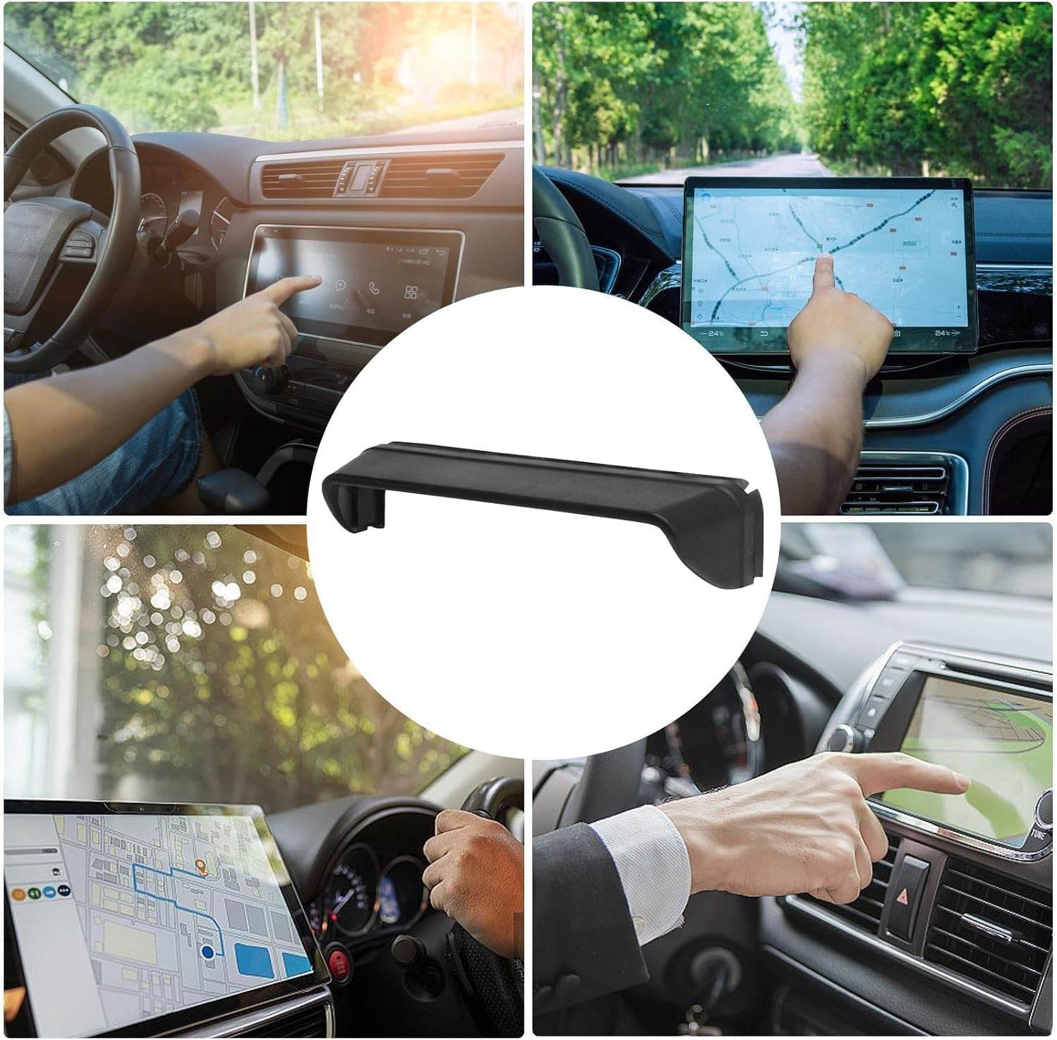 Navigation Sunshade Visor,Car GPS Navigator Sunshad,Gps Navigation Sun Visor Shade Shield,Anti Glare Shield Navigation Sun Hood Cover Car Navigator Screen anti Reflective Block (22X4X5.5Cm) (M) image number 5