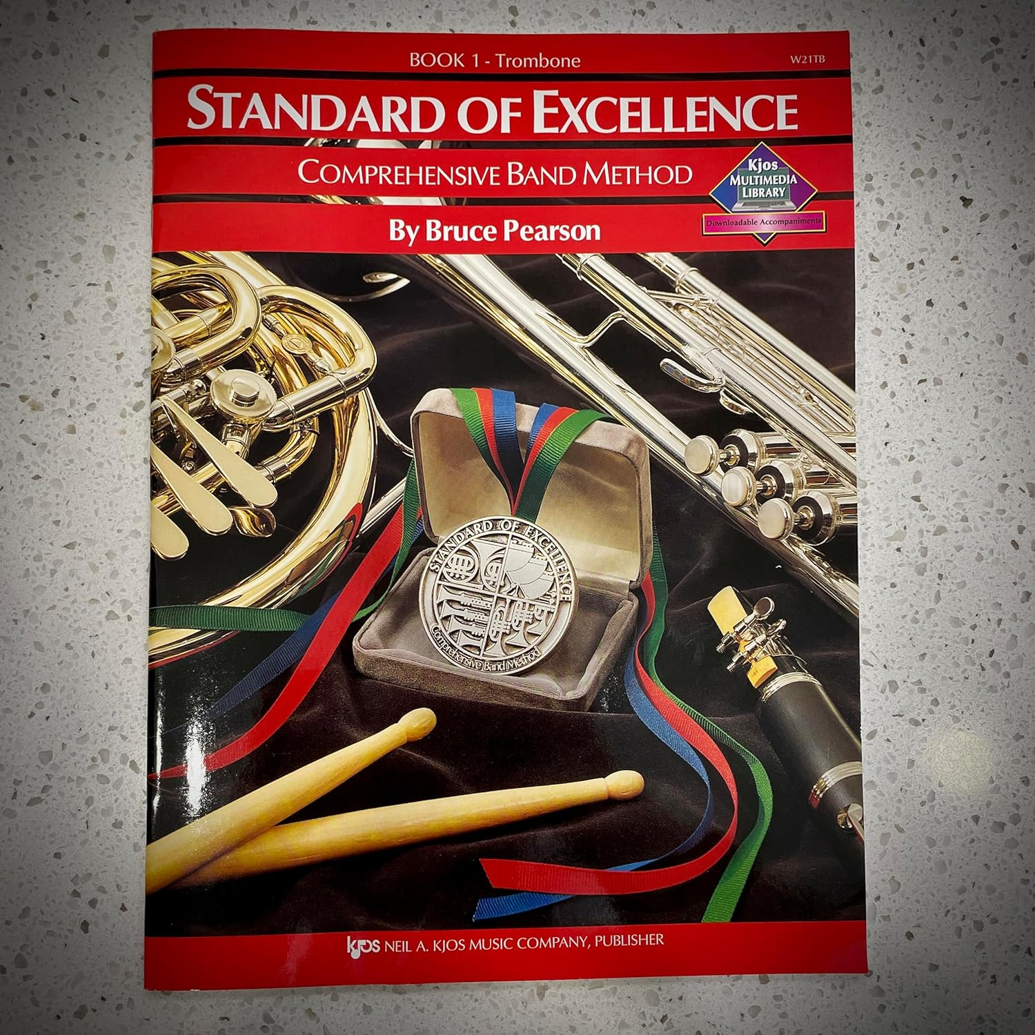 W21TB - Standard of Excellence Book Only - Book 1 - Trombone image number 1