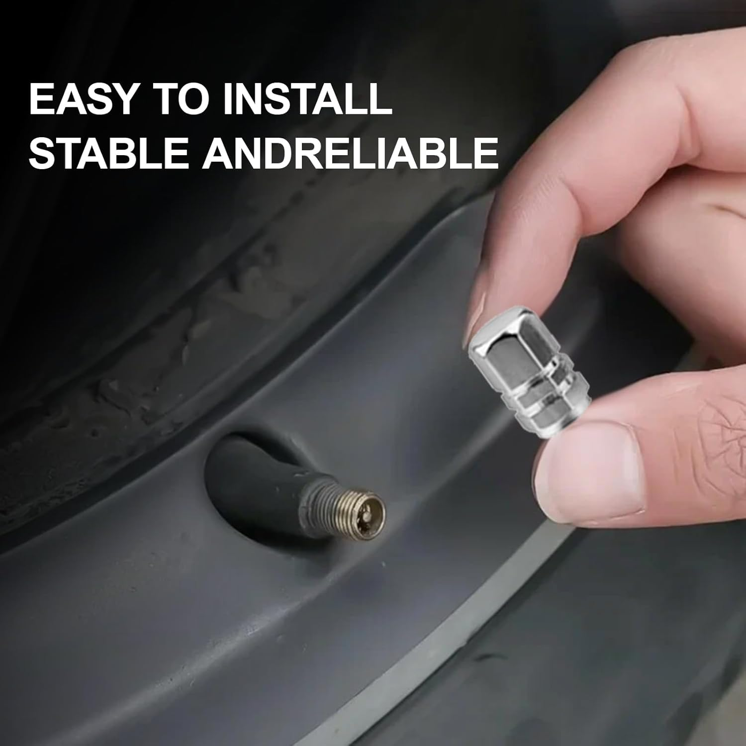 FENGRUI 37 Pcs Car Tyre Valve Removal Tool Set,4-Wayvalve Tool | 10 Pcs Tirevalve Caps | 20Pcs Valvecores Tyre Valve Repair Kit Dual & Single Headvalve Core Remover for Car Bicycle Auto image number 3