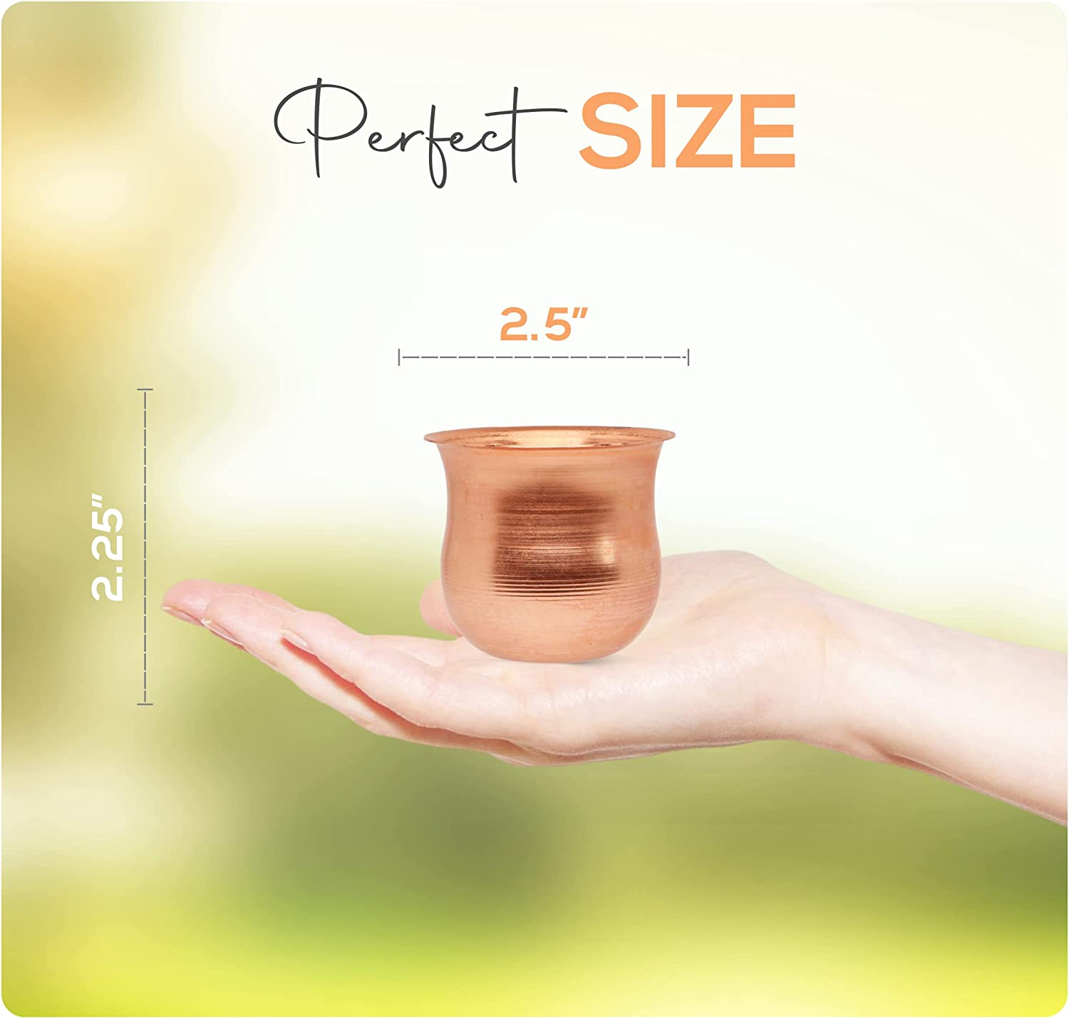 Copper Rain Chain - Decorative Chimes & Cups Replace Gutter Downspout & Divert Water Away from Home for Stunning Fountain Display - 8.5' Long for Universal Fit - Pot Style image number 6