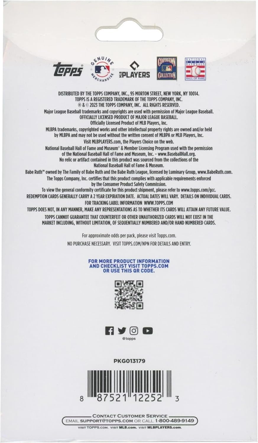 2023 Topps Updates Baseball Hanger Box