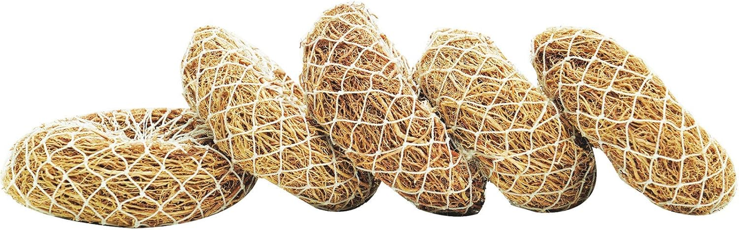 LJL Traders Herbal Handmade Ramacham - 5 Natural Vetiver (Khus) Bath Scrubber image number 2