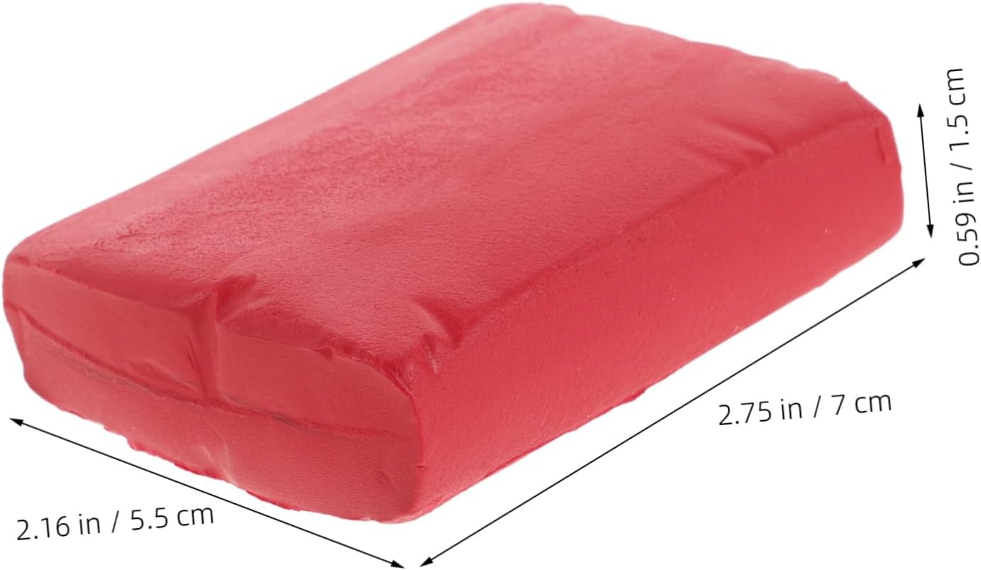 Clay Bar Car Detailing Cleaner 150G Red Volcano Mud No Scratch Detailing Cleaner for Paint Surface Tar Asphalt Resin Removal Suitable for Automotive Exterior Care image number 3