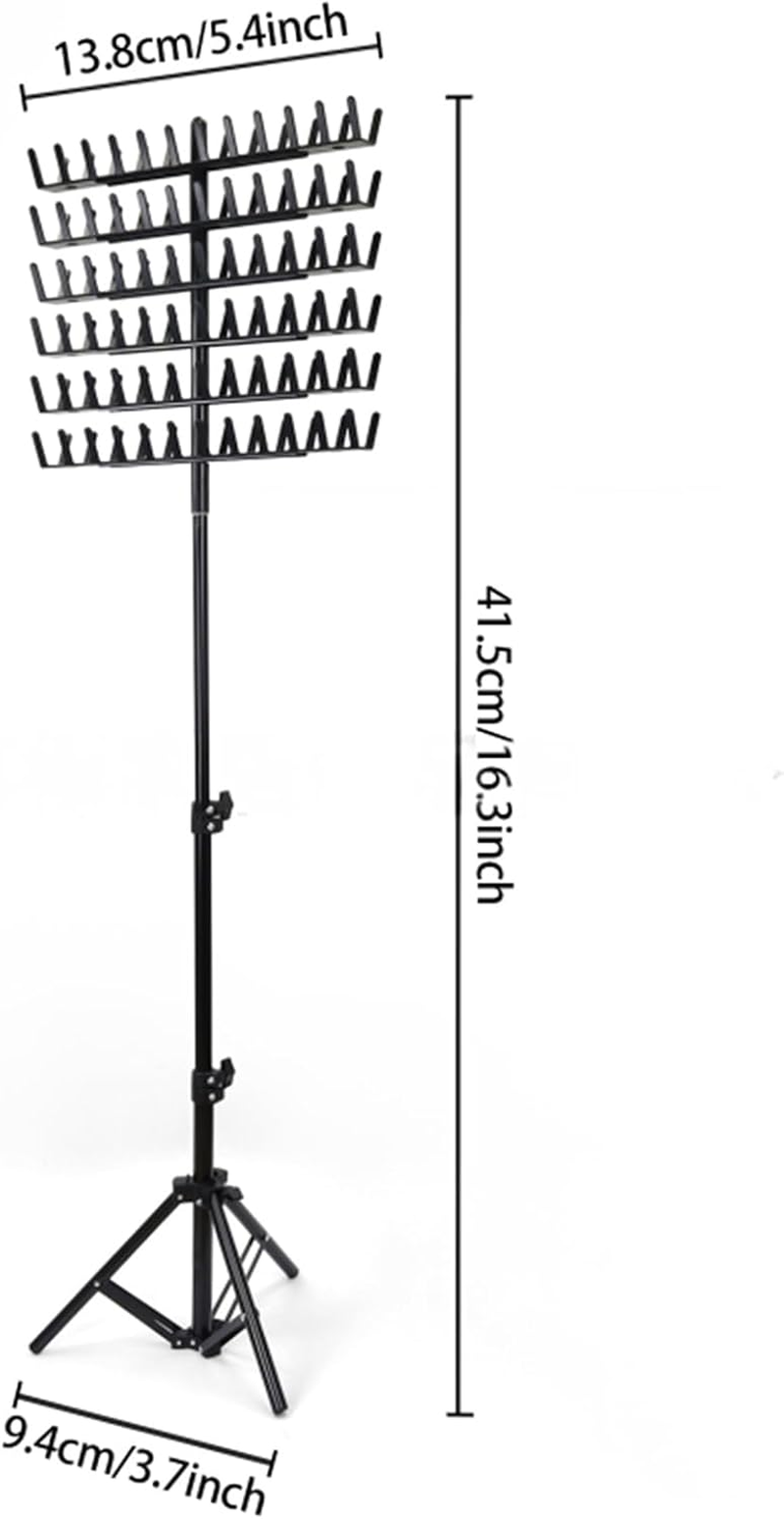 Braiding Hair Rack | Hair Extension Holder Rack Standing | Space Saving Stylists Product Organizer Efficient Storage Solution for Salon Home image number 5