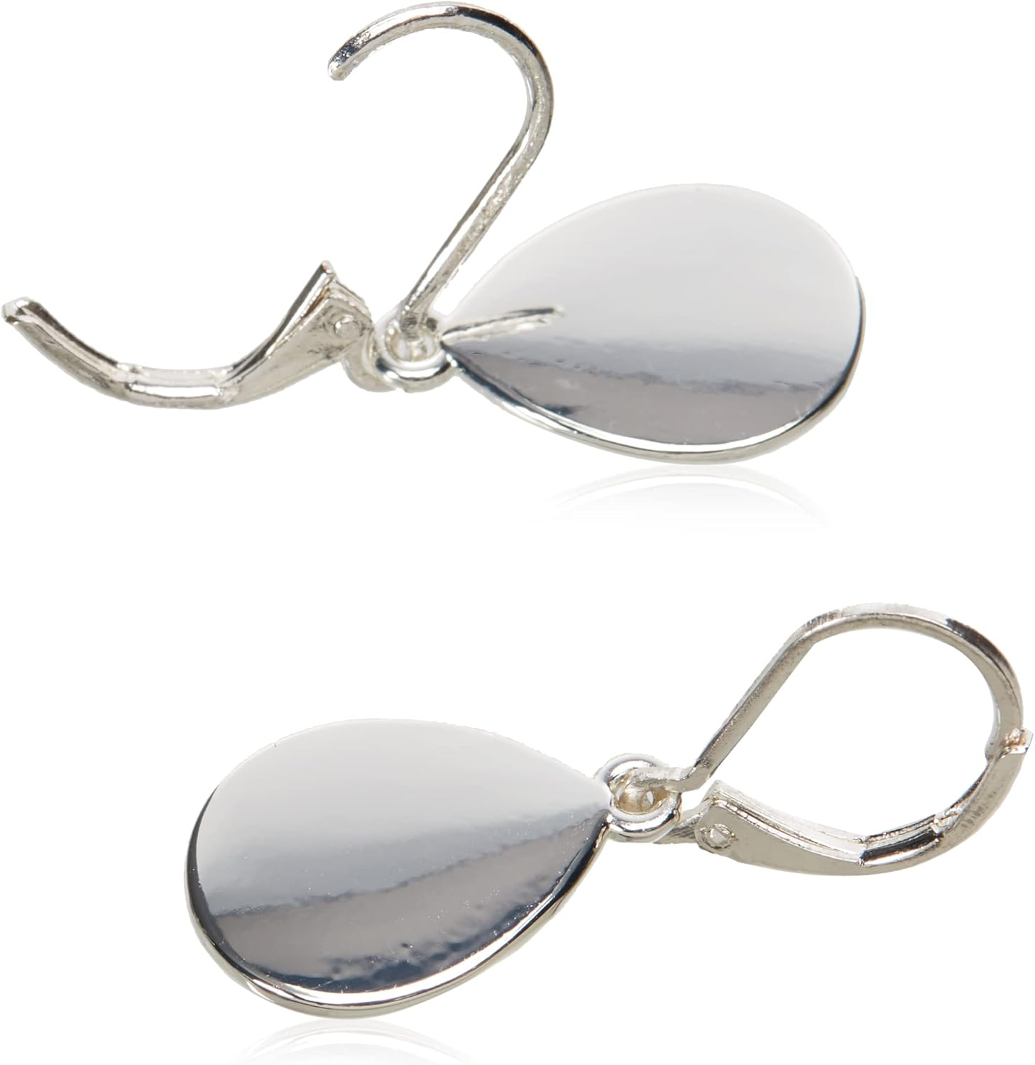Nine West Women'S Silver Teardrop Earrings image number 2