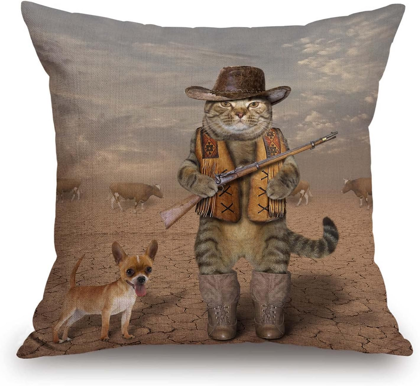 TSSOHU Throw Pillow Cover Mandarins Oranges Summer Fruits Decorative Throw Pillow Case Square 18" X 18" Home Couch Bed Pillowcase