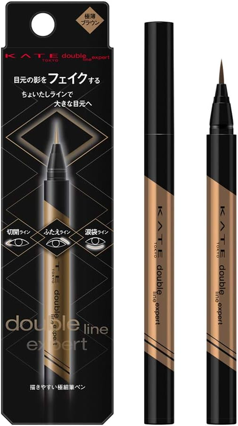KATE TOKYO Double Line Expert Liquid Eyeliner Light Brown LB-1 image number 4