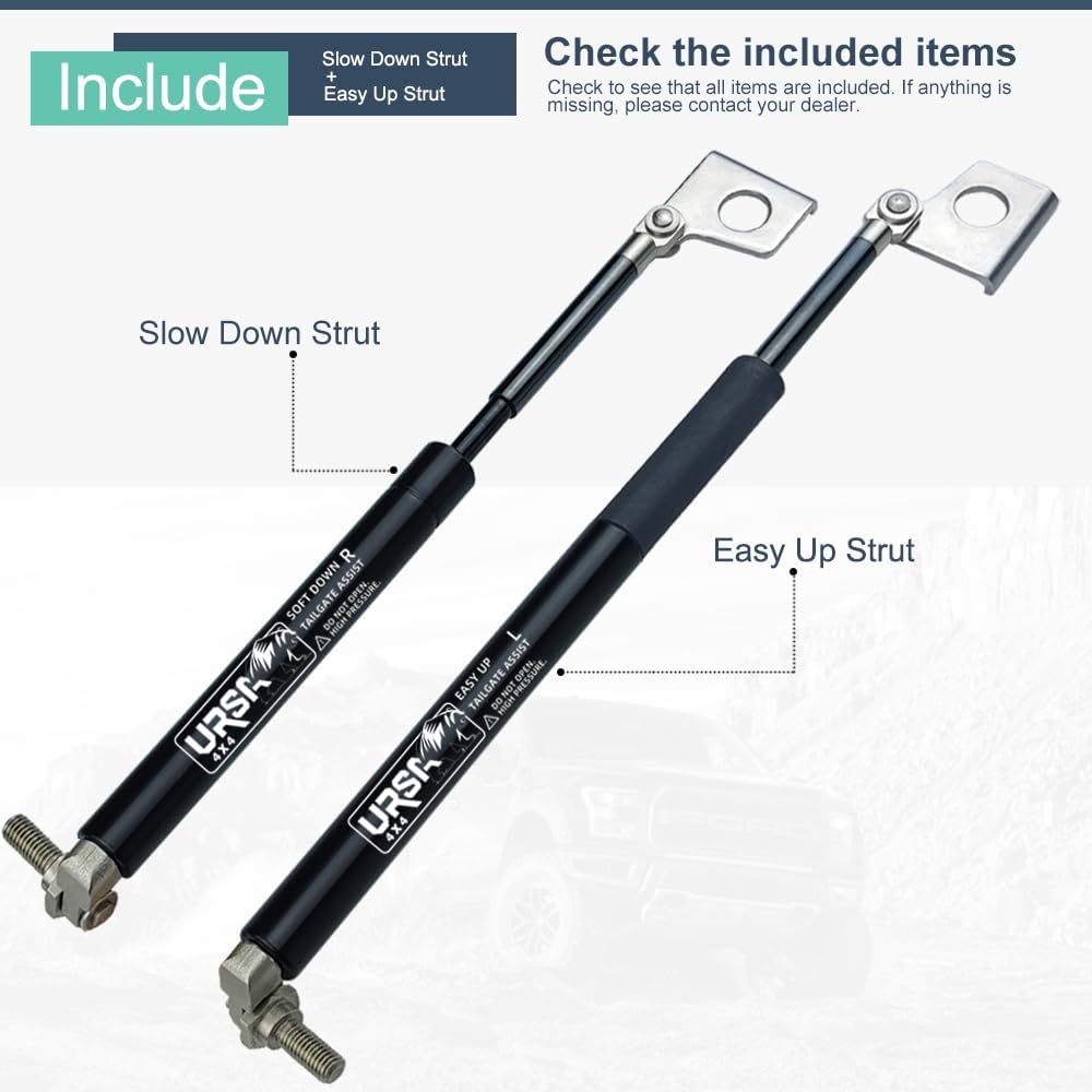 Tailgate Strut for Volkswagen Amarok 2010-2022 with Easy up and Slow down Tailgate Assist Shock