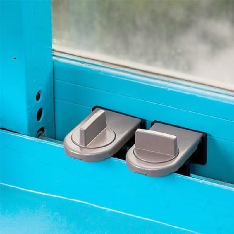 6 Pack Adjustable Sliding Window Locks Sliding Door Locks for Child Safety Childproof Sliding Glass Door Locks and Window Door Locks Safety Locks for Enhanced Home Security image number 2