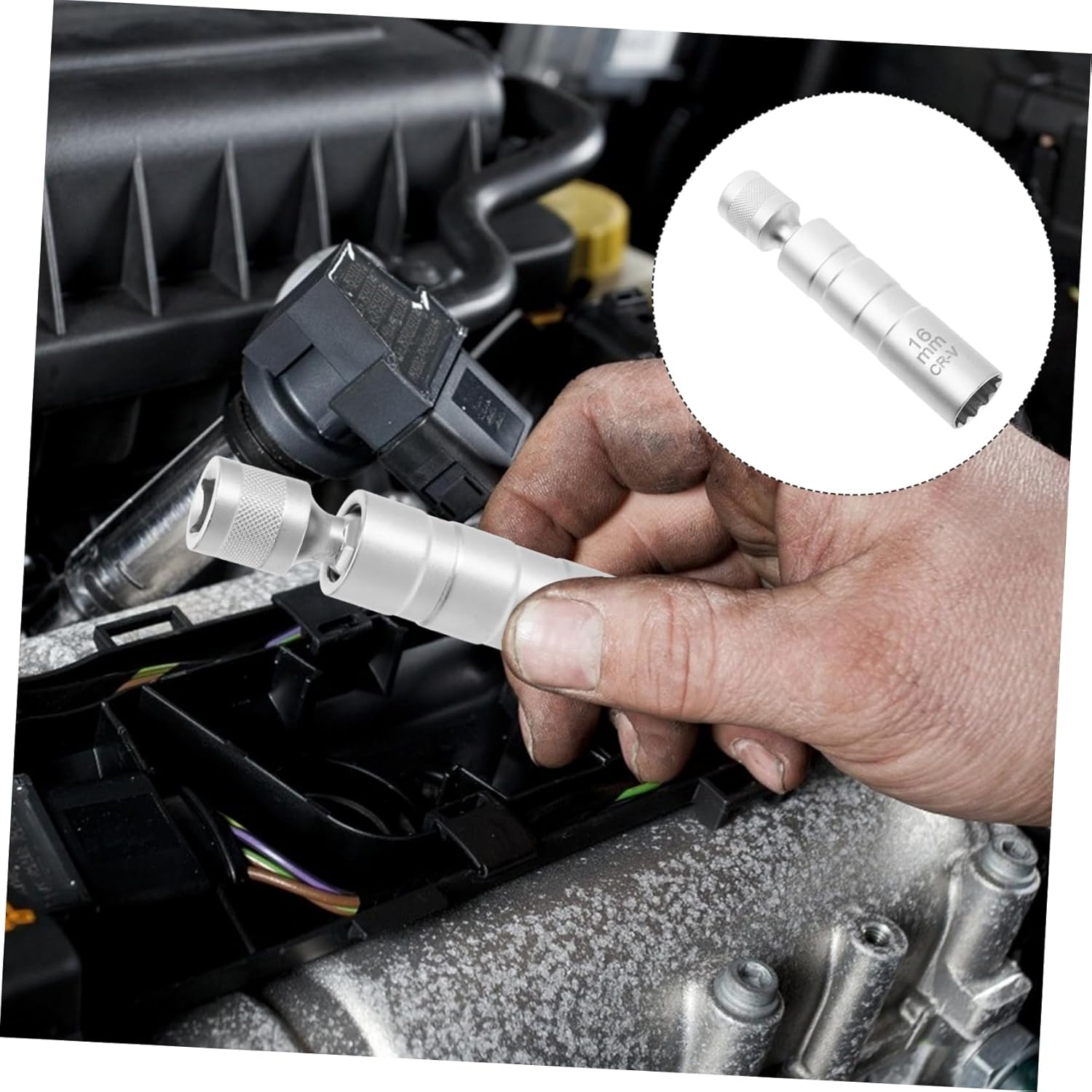 HEALEEP 3Pcs Flexible Plug Removing Tool Magnetic Remove Tool Plug Removal for Vehicle Thin Car Remover Automotive Equipment