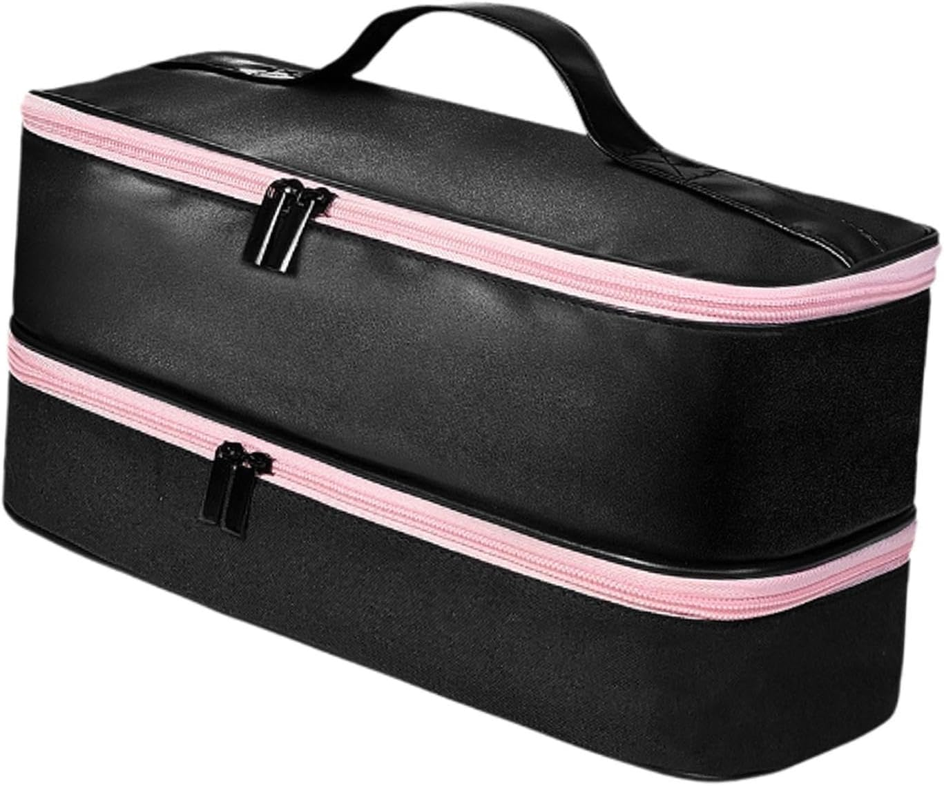 Eigell Portable Hair Tool Bag Hair Dryers Storage Organizer Bag Large Capacity Handheld Double Layer Hair Dryers Bag for Curling Iron image number 5