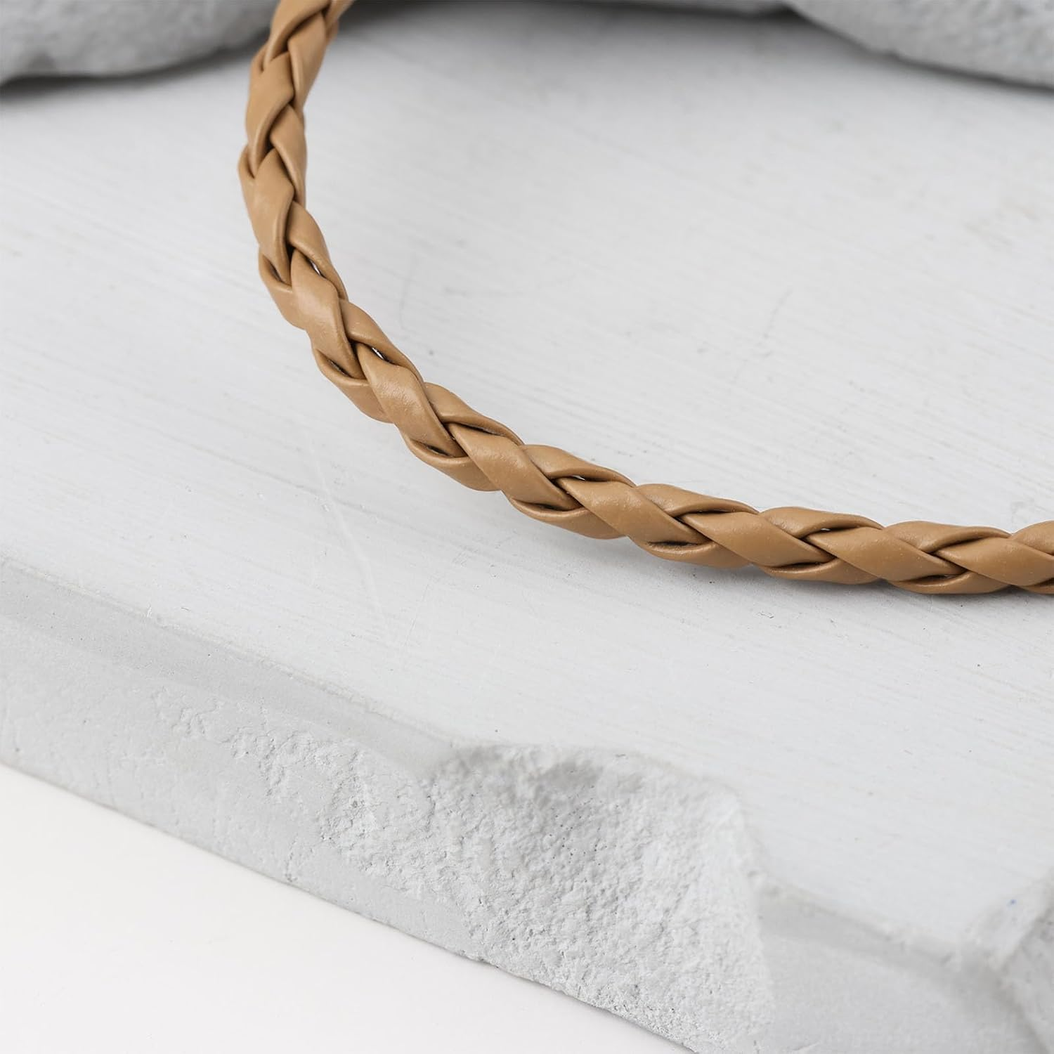 AS Axis Spindleon 2 Pcs Glasses Chain PU Leather Light Brown Hanging Rope 65Cm Suitable for Reading Glasses Sunglasses - Light Brown image number 1