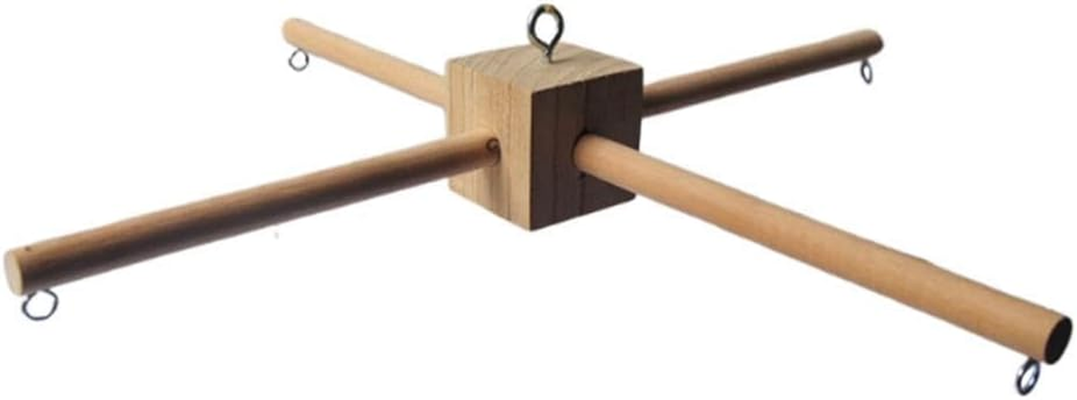 Wooden Mobile Frame Kit Mobile Hanger,Bed Toy,Newborn Crib Hanger for Bedroom Bell image number 2