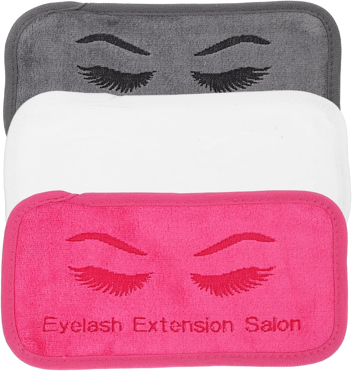 Beaupretty Pack of 3 Coloured Pads for Eyelash Extensions and Forehead Scarves for Eyelash Extensions, 3 Pieces Eyebrow Tool Eyebrow Extension Eyelash Accessories Tool False Eyelash Pads image number 3