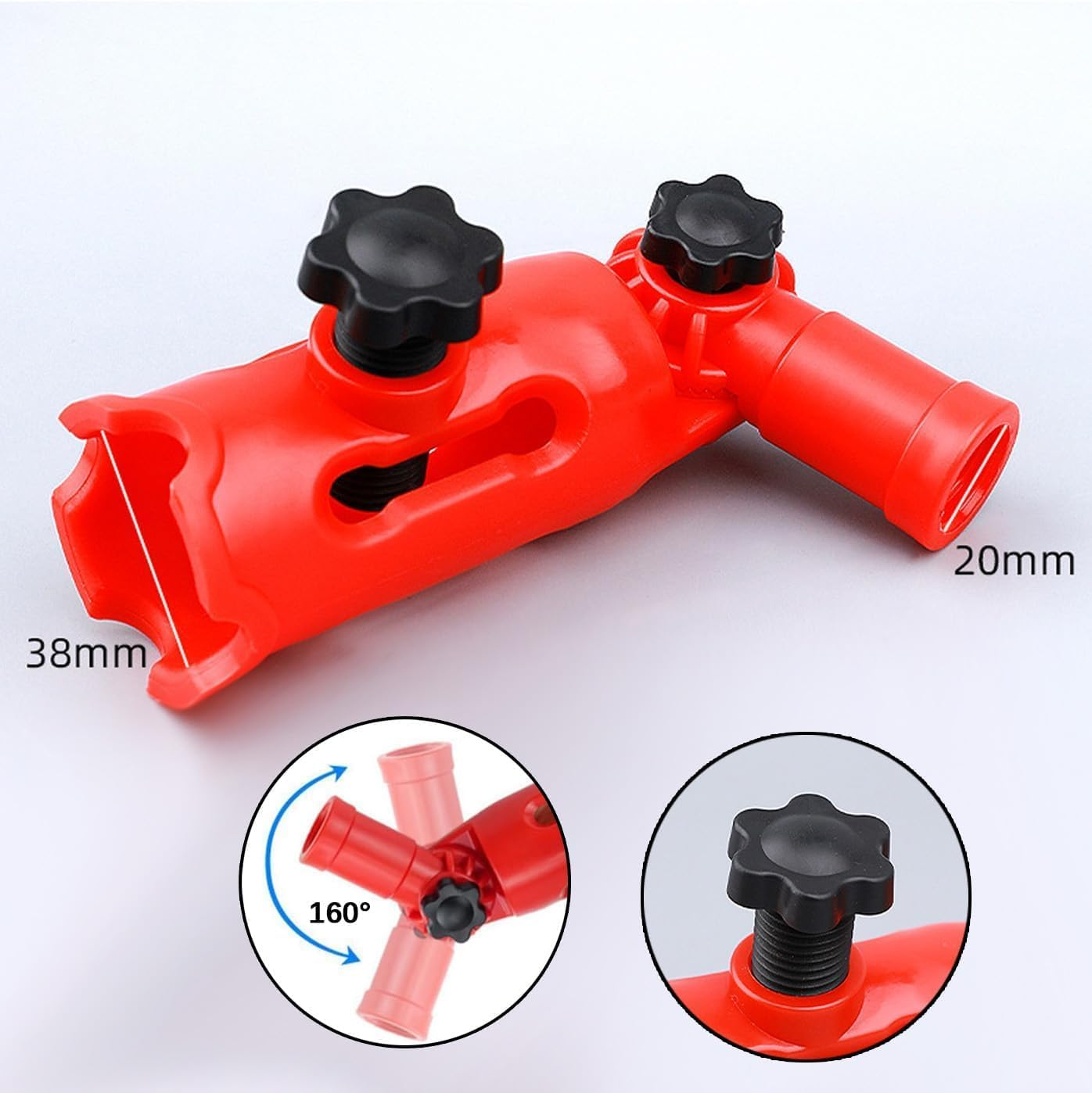 Multi-Angle Paint Brush Extender,Rotating Head Extension Pole Attachments for High Ceilings,Corners, Edges and Corner Painting Tool image number 3