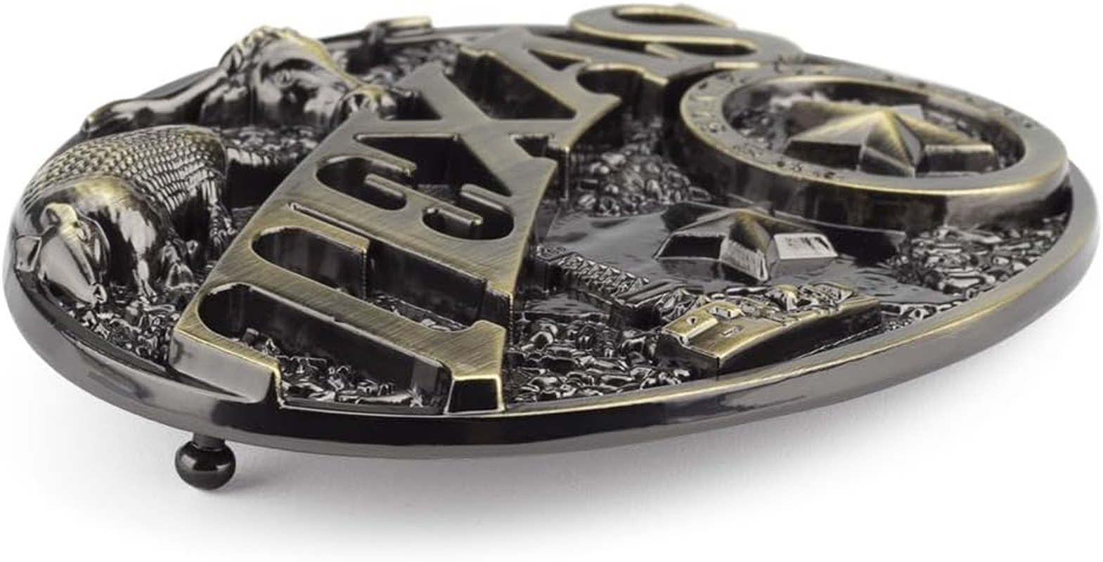 Fomissky Longhorn Texas Belt Buckle Men, Novelty Country Western Cowboy Belt Buckles Big image number 4