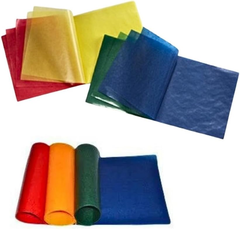 Mercurius Glassen Wax-Like Kite Paper, Multicolor, 16 X 16 Cm Size (100 Sheets)