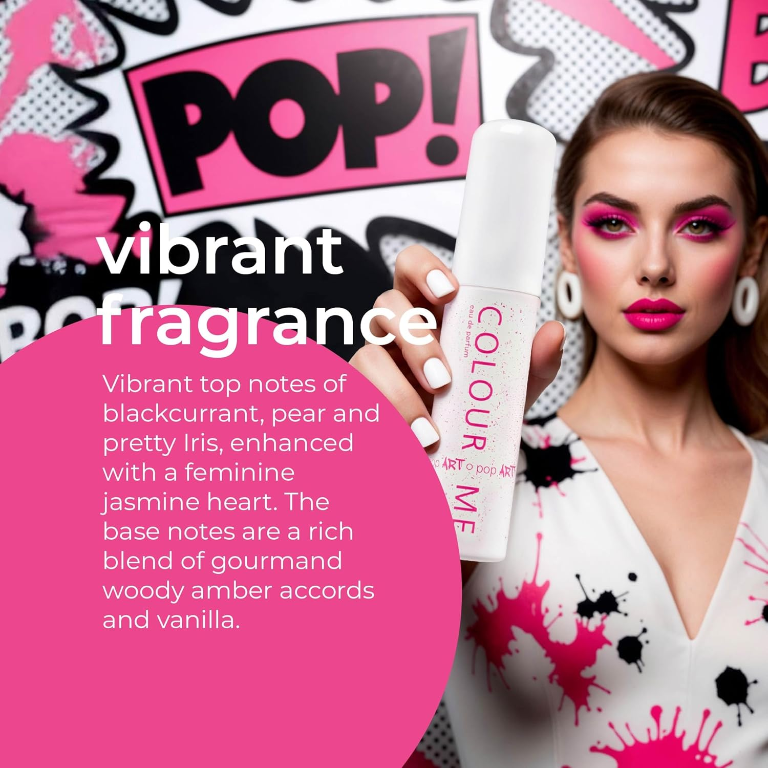 Colour Me Pop Art - Fragrance for Women - 50Ml Eau De Parfum, by Milton-Lloyd (Pack of 2) image number 1