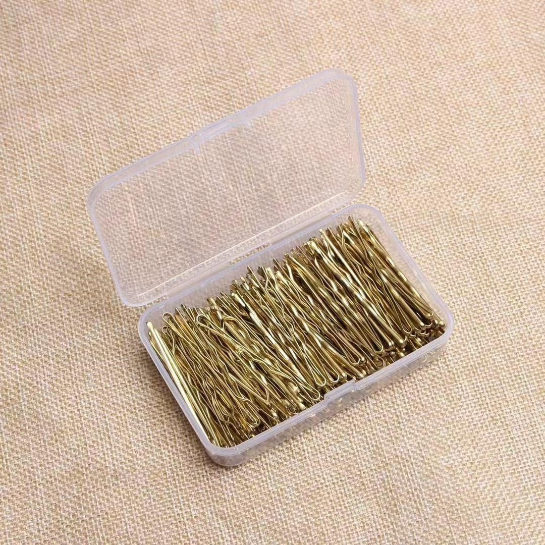 150Pcs Bobby Pins Hairpins Hair Grips Fringe Holder Salon Hairdressing Barrette Coffee