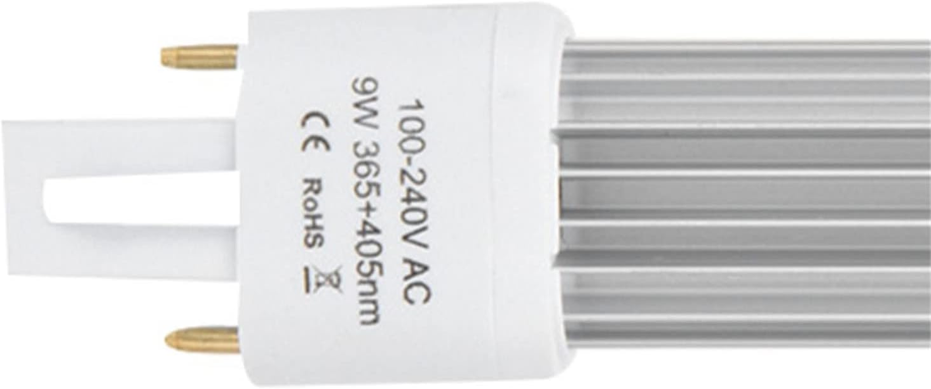 Nail Lamp Bulb High Luminous Efficiency 365+405Nm Double Light Source for Fast Nail Curing 9W Aluminium Alloy 1Pc image number 6