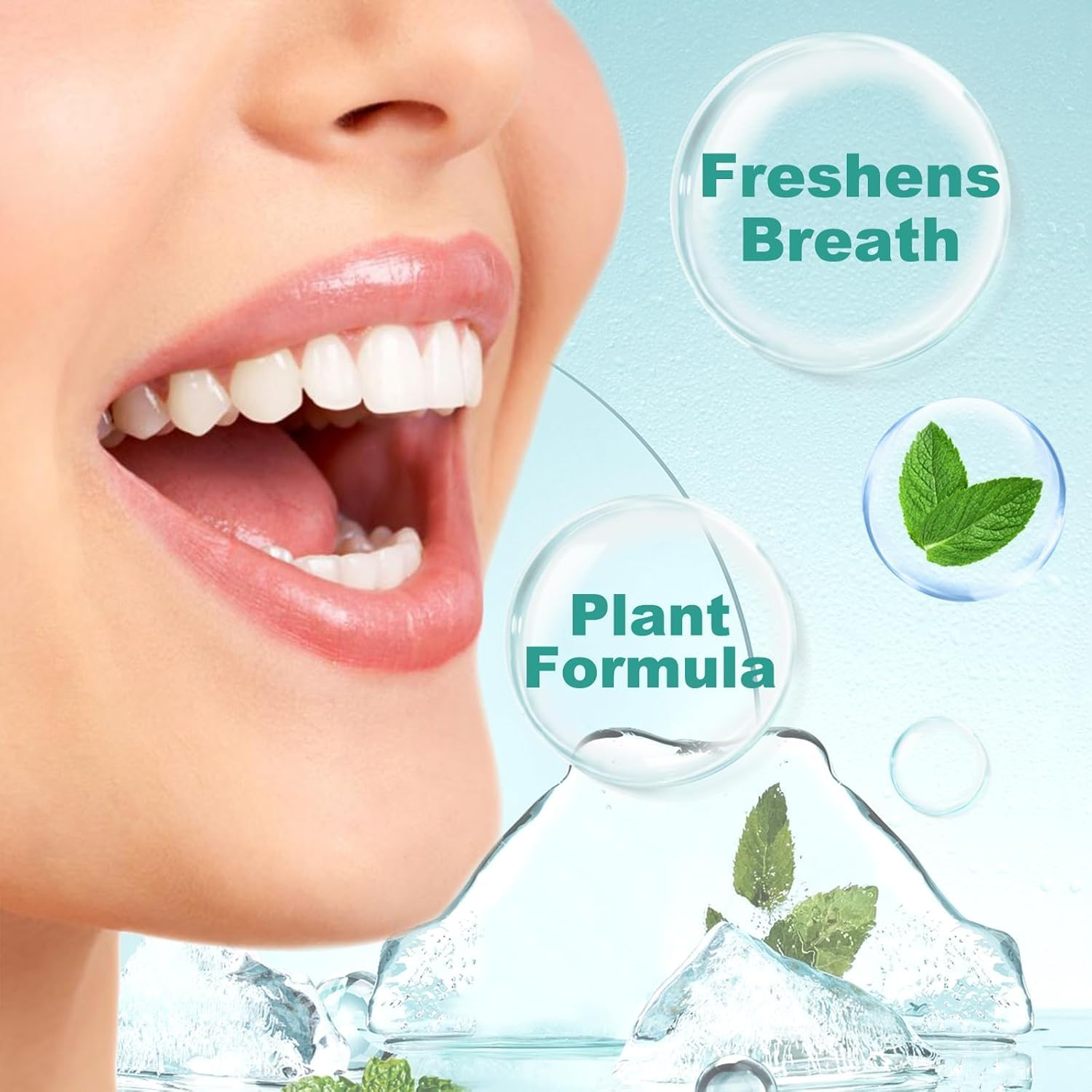 Hydroxyapatite Chewing Gum-Sugar-Free│Freshen Breath│Long Lasting Chewing Gum,4Pcs image number 2
