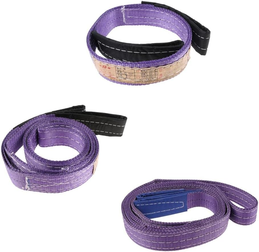 Towing Strap Lifting Rope Tree Saver Pulling Cable 2200Lbs 1-3 Meters - as Shown, 2 Meters, Others, 1 Meter image number 1