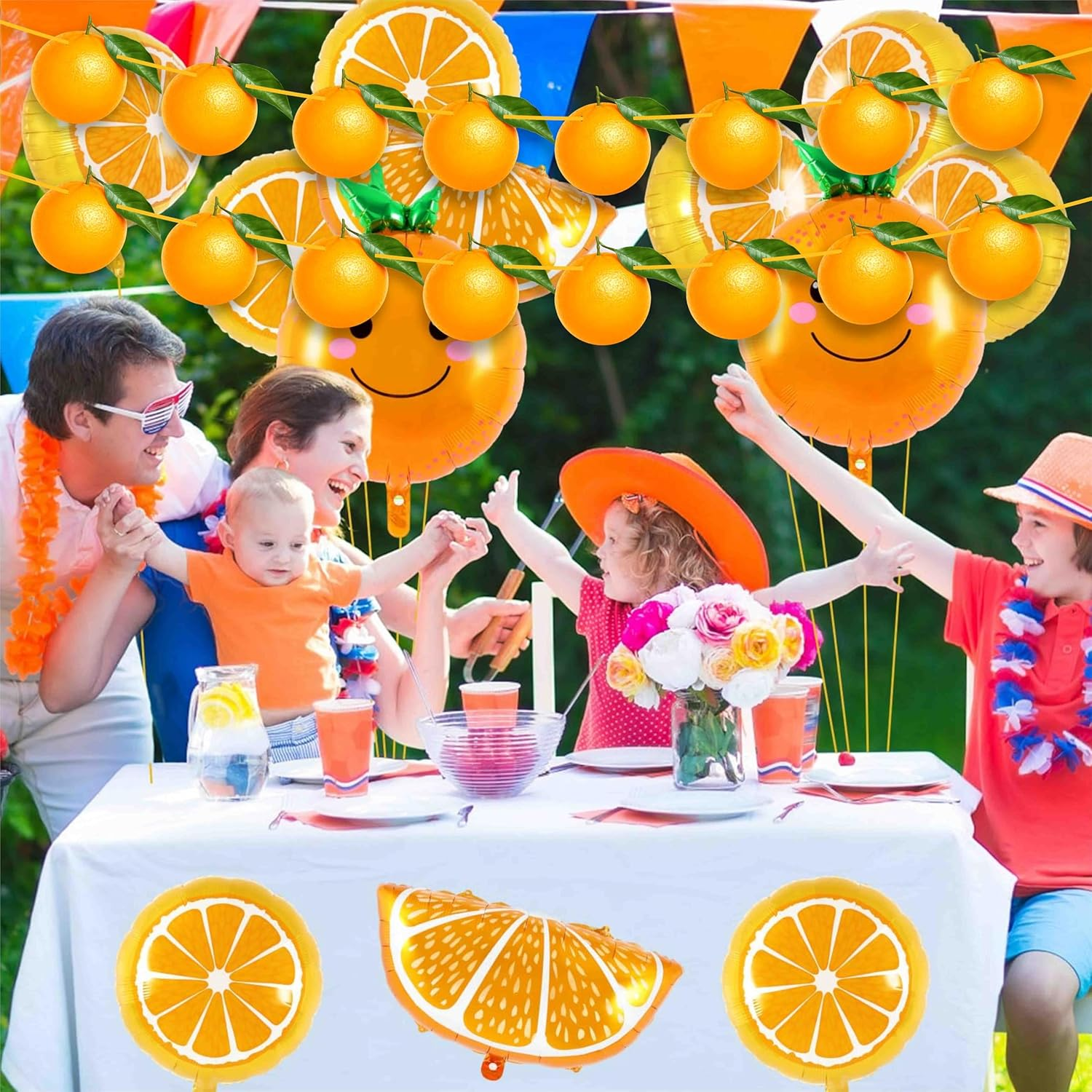 Orange Garland Decoration image number 5