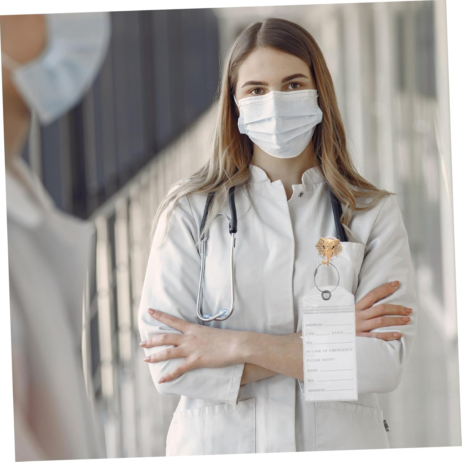 DOITOOL 5Pcs Clear PVC Luggage Tags for Travel with Id Card Holders and Lanyards Transparent Badge Holders for Suitcases Cruise Ships Sports Gear and Pet Carriers Travel Essentials image number 6