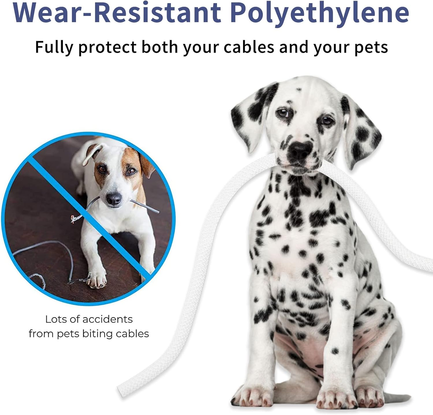 SONATURE Cable Management, 10Ft - 2/3 Inch Wire Loom, Self-Wrap Cable Organiser, Braided Cable Sleeve with 14 Reusable Cable Ties Included, Cord Organiser for Tv/Audio/Pc/Automobile at Home/Office image number 1