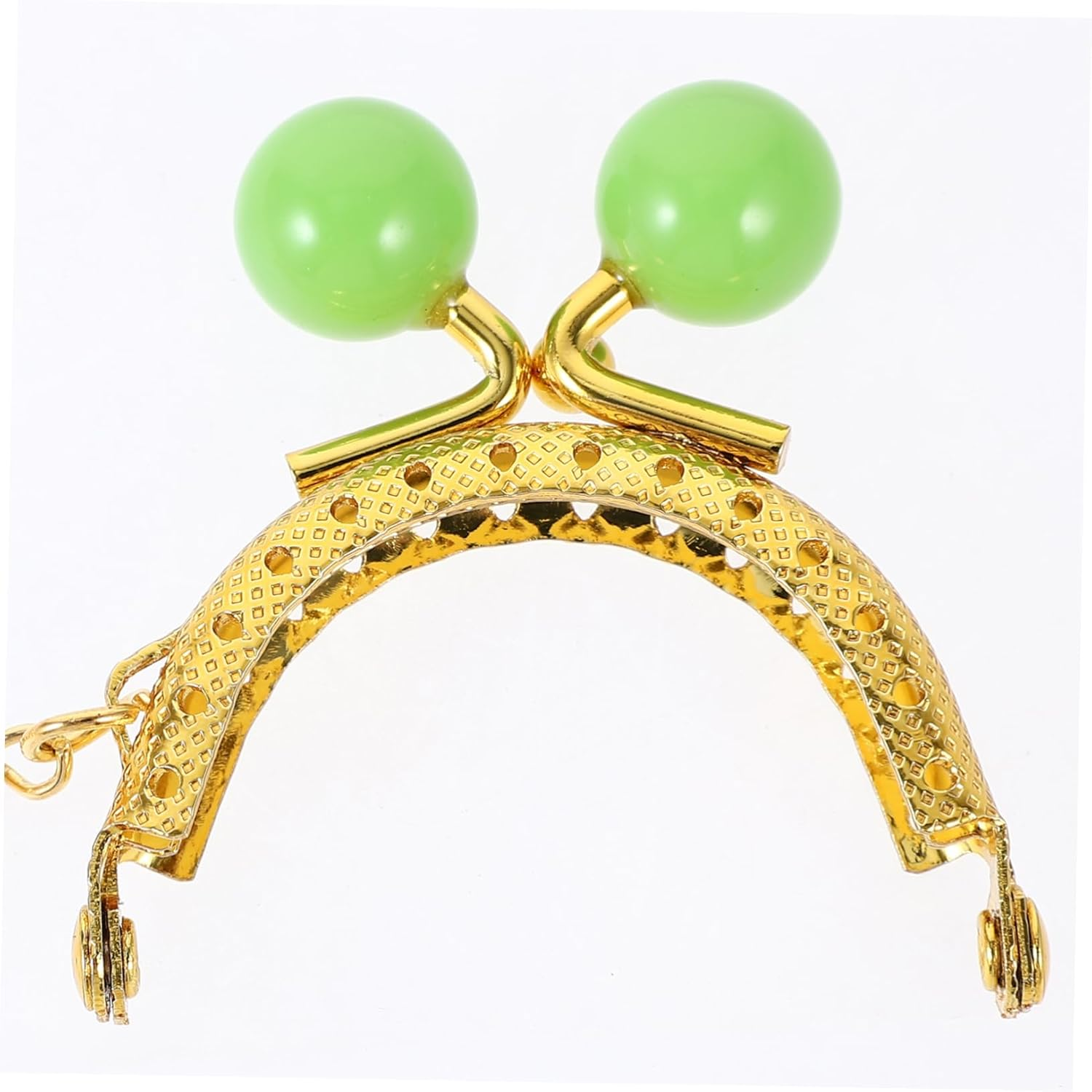 Tofficu 10Pcs Metal Purse Clasp Frame for DIY Handbag Craft Keychain Wallet Accessory Bag Bead Lock Clasp for Women Coin Purses Pouches image number 4