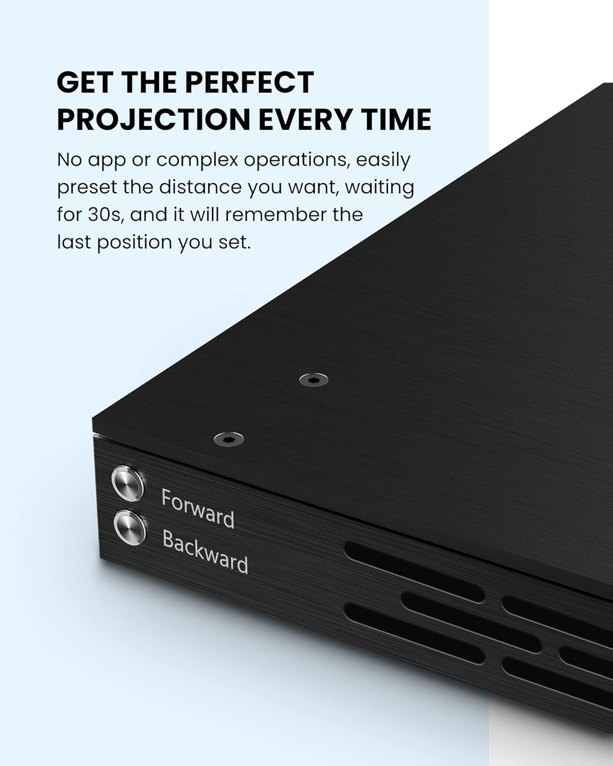 AWOL VISION IC-A150 Motorized Slider Tray for Ultra Short Throw(Ust) Projector, Extend to 135" Picture, Automatically Retractable Tray Telescopic Design, Smart Syncs with Projector'S Power image number 2