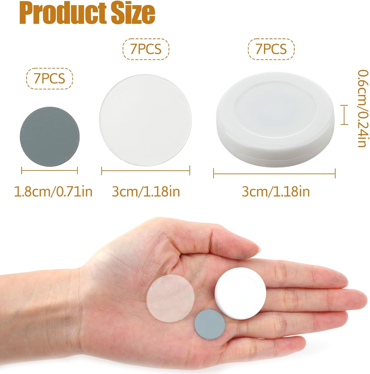 7-Pack Magnetic Wall Mount Remote Control Holders, Strong Self-Adhesive Remote Storage Solutions for Home and Office, White