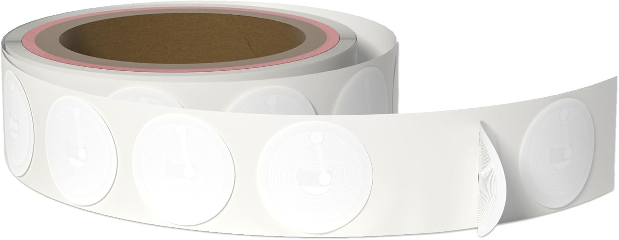 30PCS NFC Stickers Writer: NTAG216 Blank Tags - Transparent, Programmable, 888 Bytes of Memory, Compatible with All NFC Phones