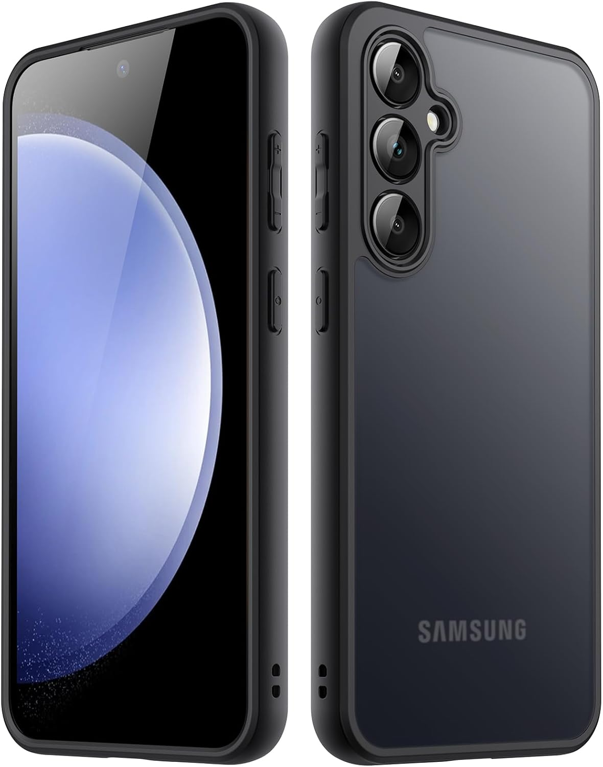 Jetech Matte Case for Samsung Galaxy S23 FE 6.4-Inch with Upgraded Camera Protection, Translucent Frosted Matte Back Shockproof Protective Phone Cover (Black) image number 5