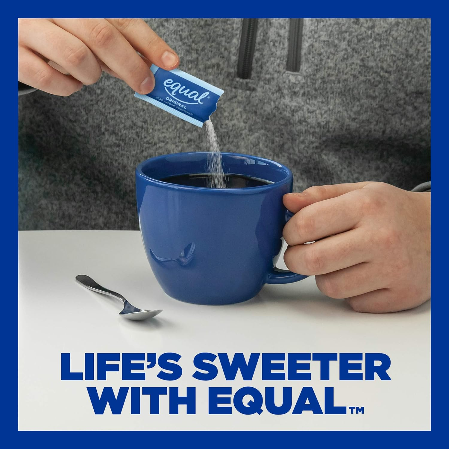 EQUAL 0 Calorie Sweetener, Aspartame Sugar Substitute, Zero Calorie Sugar Free Sweetener Packets, Sugar Alternative, 2,000 Count