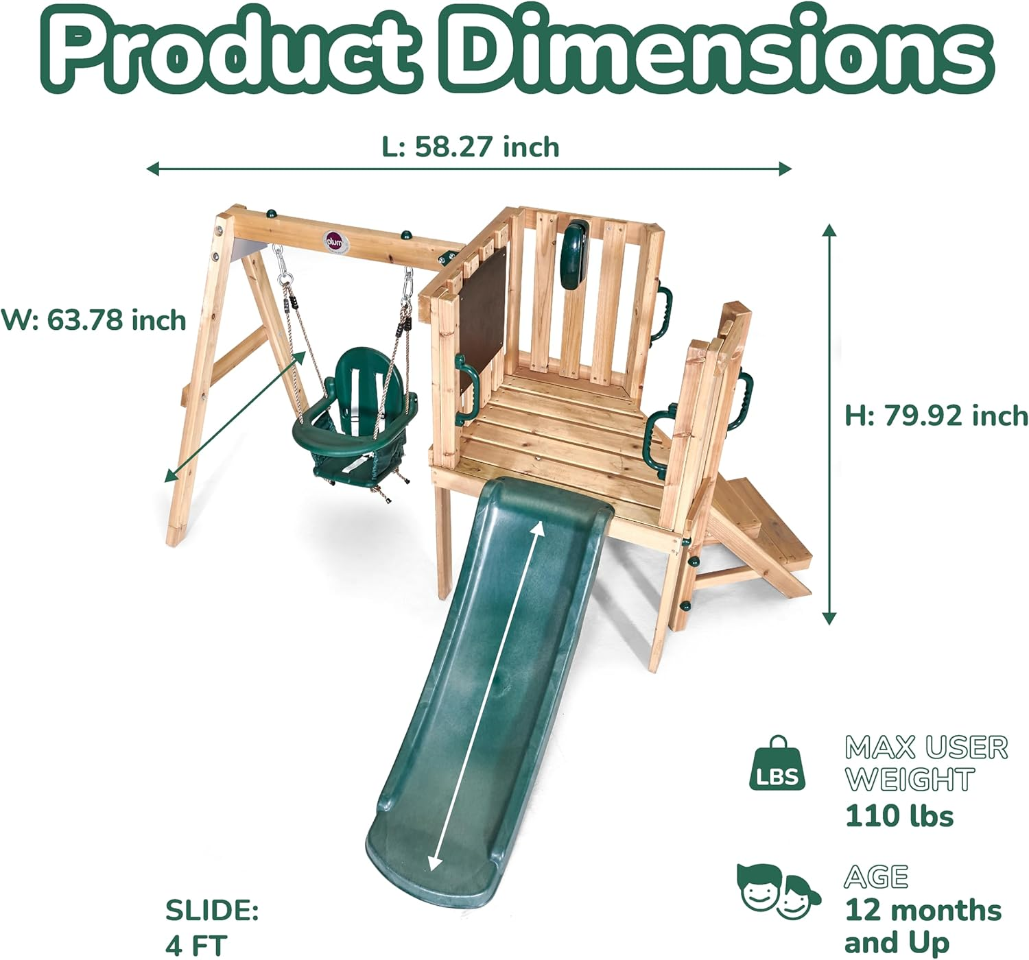 Plum Play Junior Wooden Activity Centre image number 2