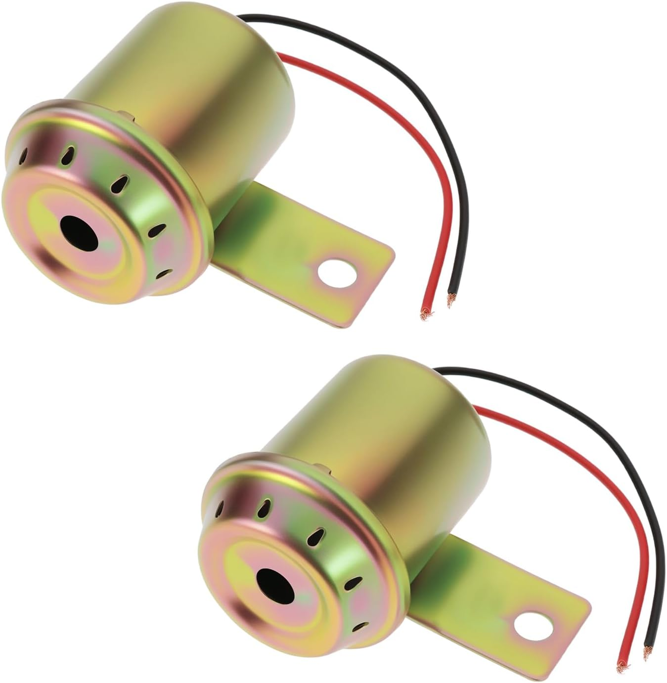 2Pcs 12V Car Metal Horn Beeper Buzzer Warning Tone Alerts Buzzer Suitable for Car Reversing and Warning Passers-By image number 3