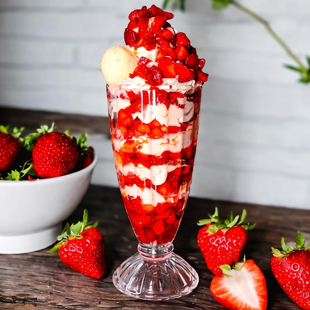 LEDON Retro Glass Milkshake Cup 17.5Cm Tall &ndash; Classic Diner Style Footed Drinking Glass for Milkshakes, Smoothies & Sundaes (2) image number 6