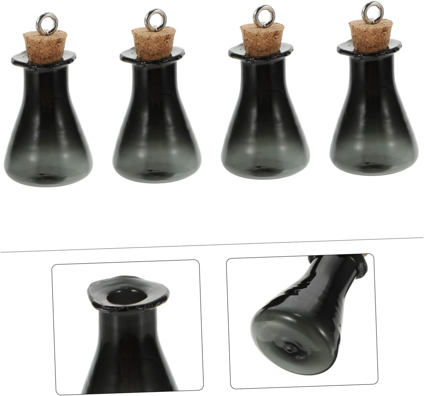 Mini Glass Bottle DIY Wishing Bottles Set of 8 Creative Decorative Accessories Air Purifying Home Decor image number 3