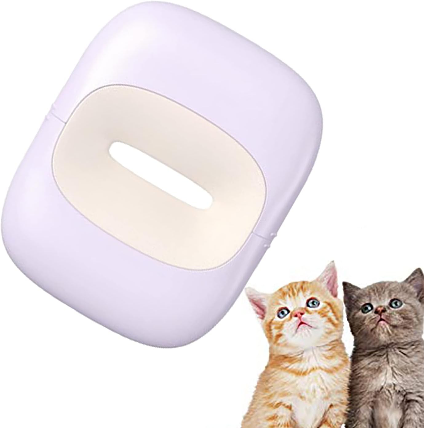 Cleaning Cat Brush - Massage Tool Cat Grooming Brush,Shell Shaped Grooming Brush for Dogs and Cats with Long and Short Hair Evikoo