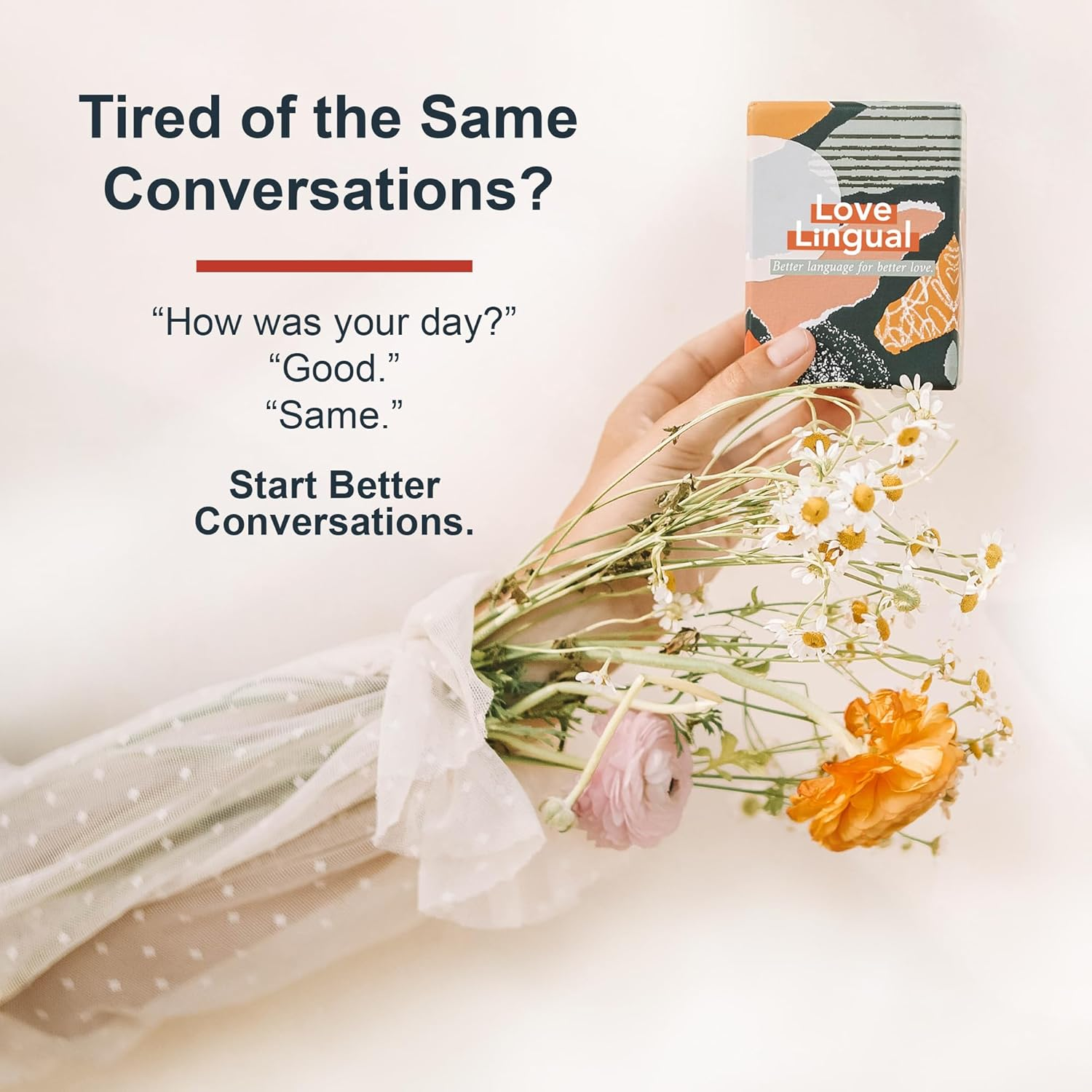 Love Lingual: Card Game - Better Language for Better Love - 150 Conversation Starter Questions for Couples - to Explore & Deepen Connections with Your Partner - Date Night & Relationship Cards - Level 2 image number 6