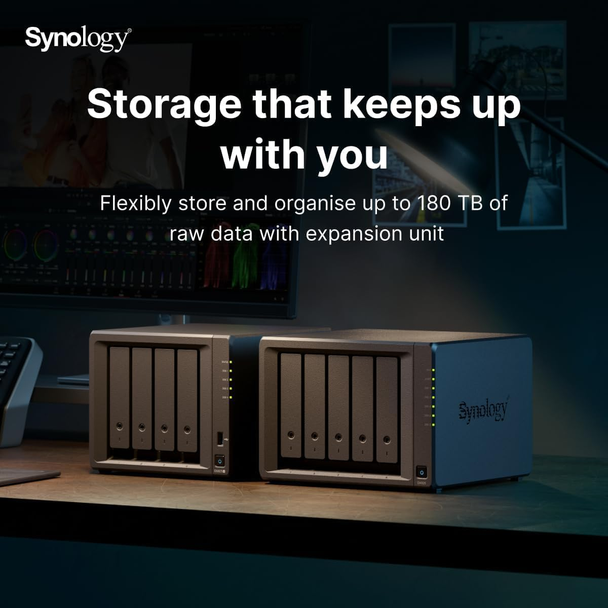 Synology Diskstation DS925+ 4-Bay 3.5" Diskless, AMD Quad Core CPU, 4GB RAM, 2X 2.5Gbe, 2 X USB3.2, 1 X Expansion Port image number 3